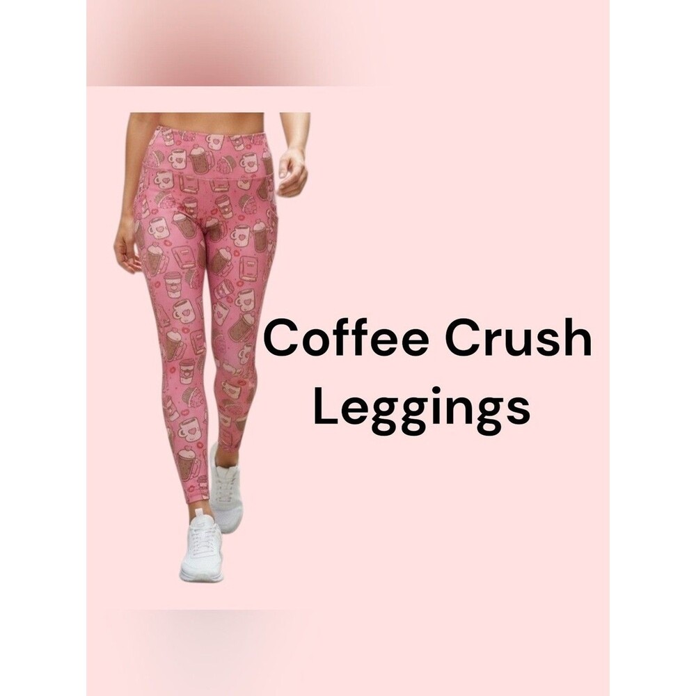 Constantly Varied Gear CVG Coffee & Pastry High-Waisted Leggings Pockets Medium